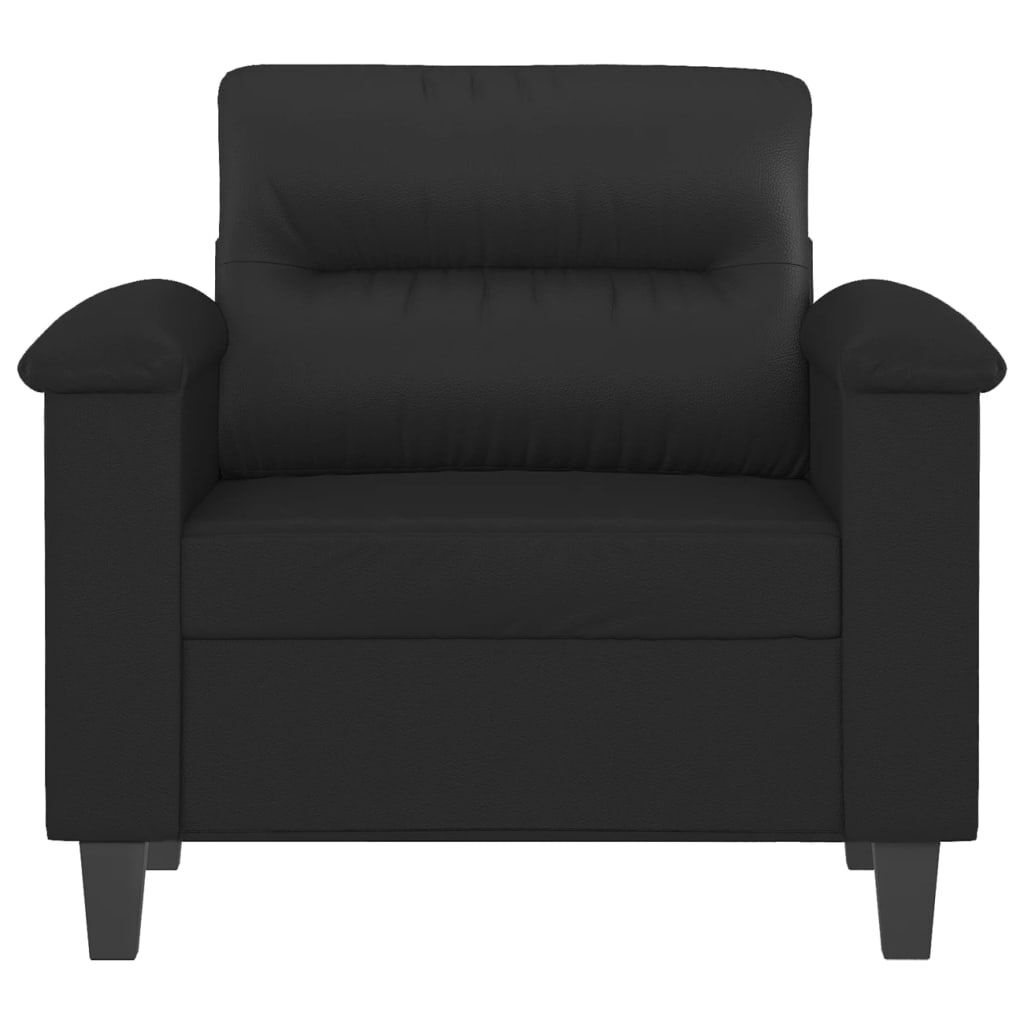 vidaXL Fauteuil Zwart Kunstleer -68% Korting! Beschadigd