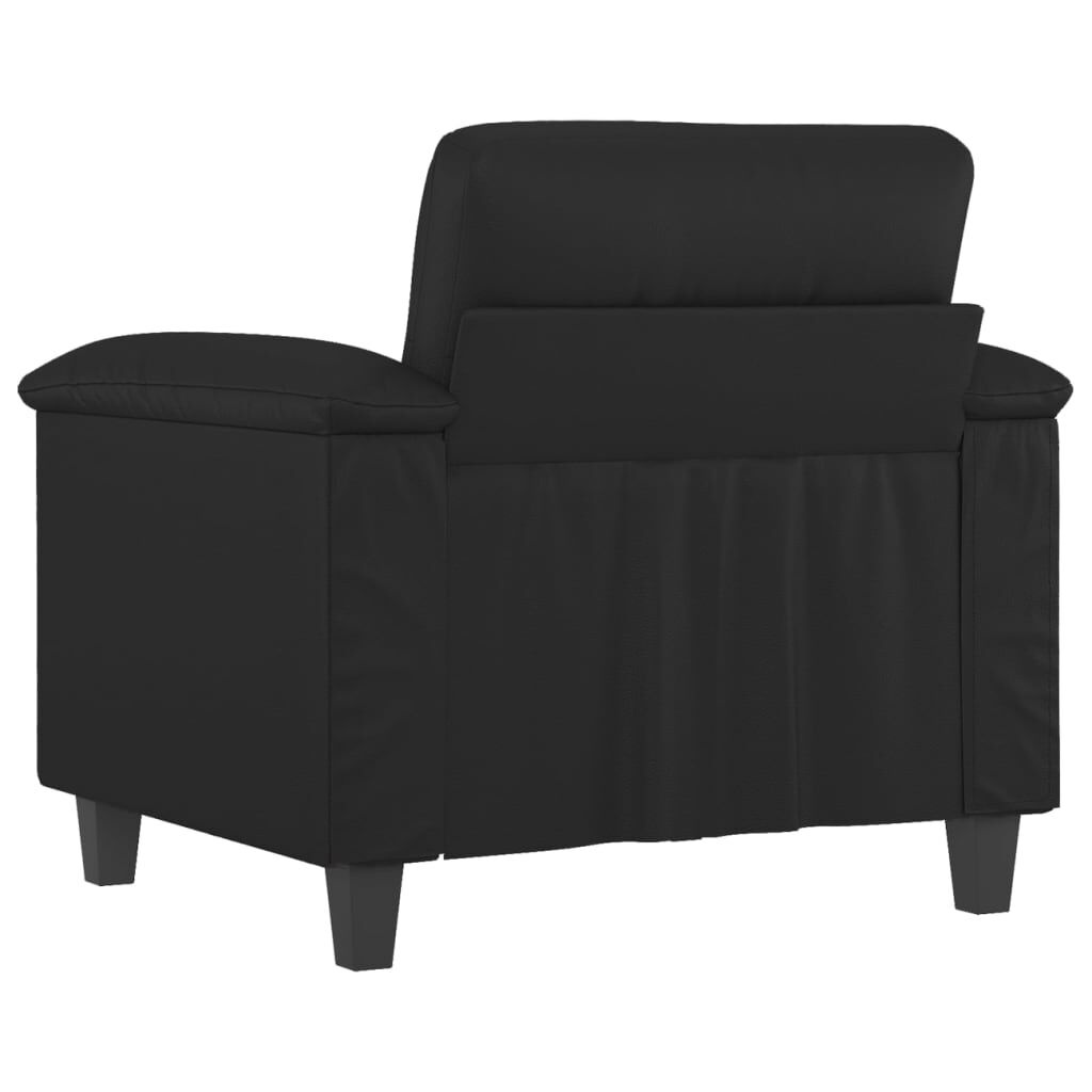 vidaXL Fauteuil Zwart Kunstleer -68% Korting! Beschadigd