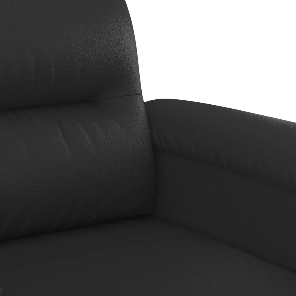 vidaXL Fauteuil Zwart Kunstleer -68% Korting! Beschadigd