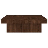 Salontafel Bruin Eiken 90x90cm - Zo Goed Als Nieuw! 53% Korting