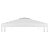 VidaXL Prieeldak Wit 4x3m - 47% Korting! (Ongeopend)