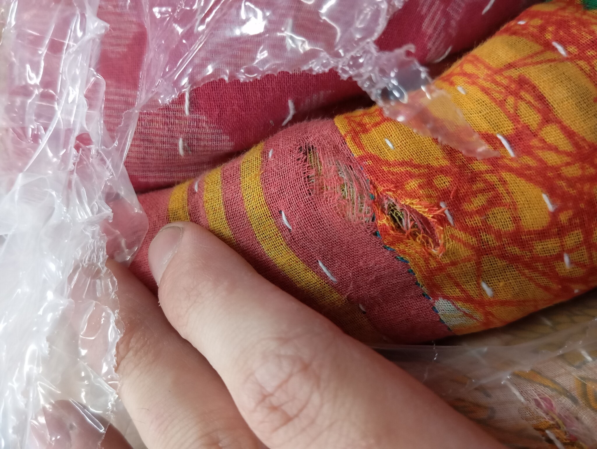vidaXL Modulaire Poef Patchwork - 64% Korting! (Scheurtje)
