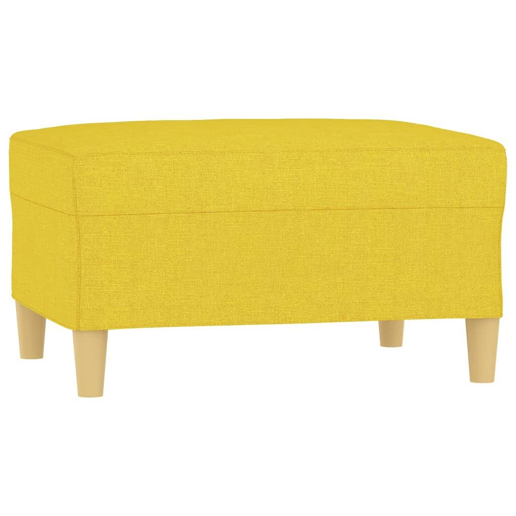 VidaXL Voetenbank Lichtgeel - 70x55x41cm - 65% Korting!