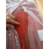 VidaXL Opbergkist Massief Mangohout Rood -67%! Krasje