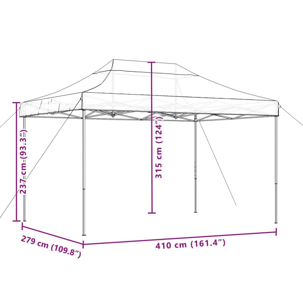 vidaXL Partytent Inklapbaar Groen -35% Korting! (Lichte Schade)