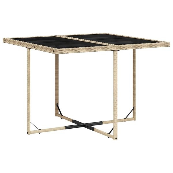 Tuinset 5-delig Rattan Beige met Kussens - 55% Korting!
