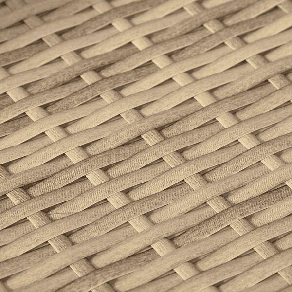 Tuinset 5-delig Rattan Beige met Kussens - 55% Korting!