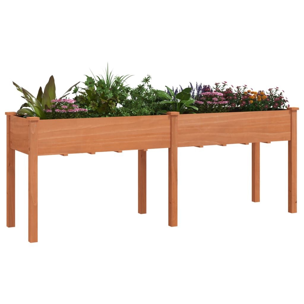 VidaXL Plantenbak Bruin 203cm - 35% Korting! (Geen Handleiding)