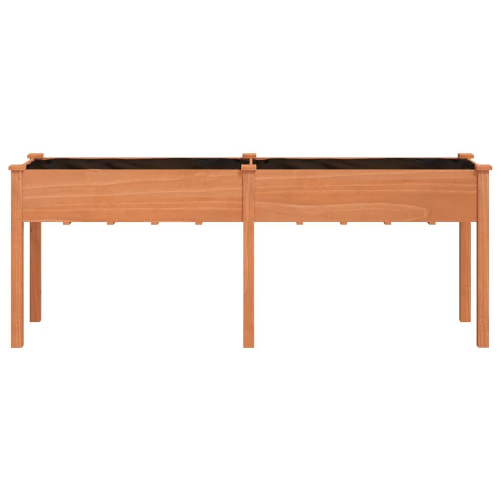 VidaXL Plantenbak Bruin 203cm - 35% Korting! (Geen Handleiding)