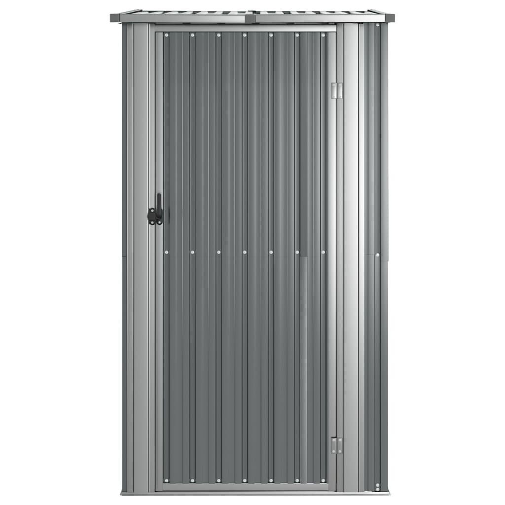 Tuinschuur Gegalvaniseerd Staal Grijs -60%! 118,5x97x209,5cm