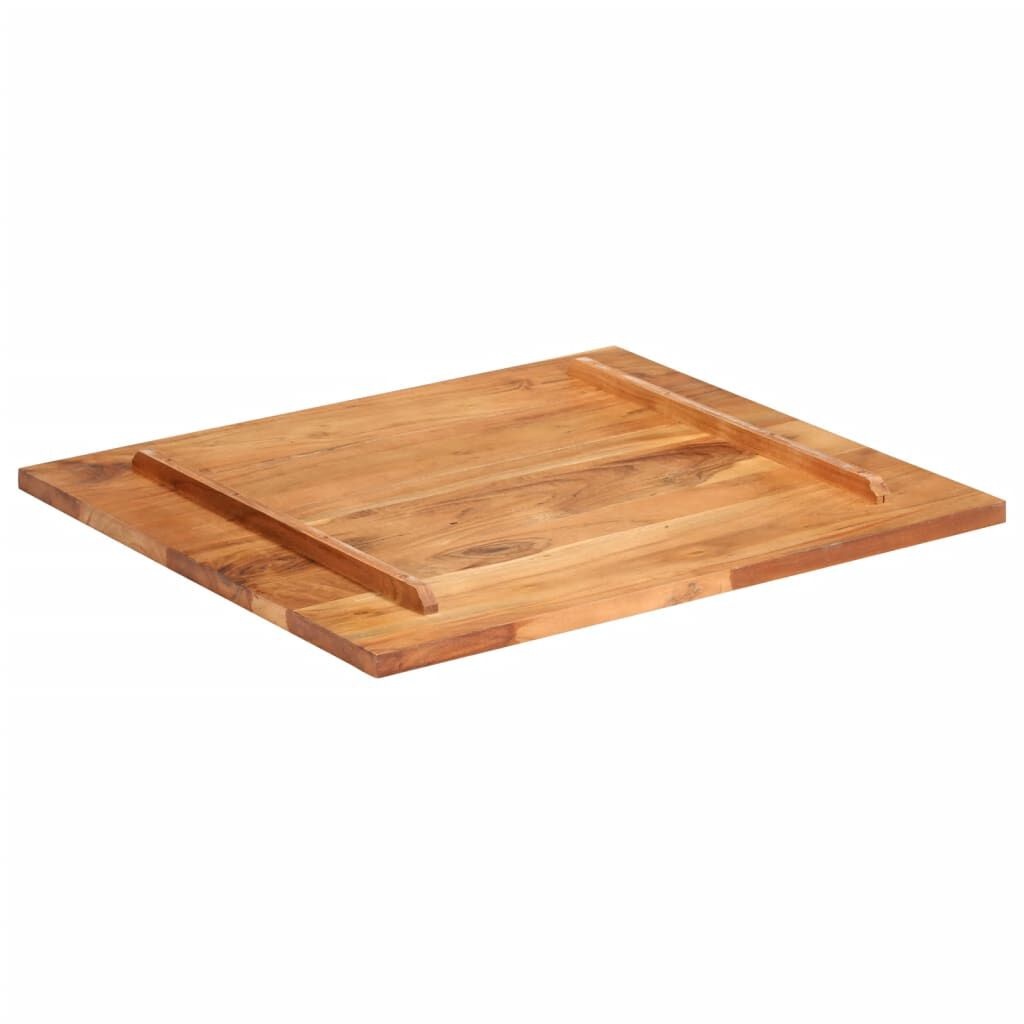 Massief Acacia Tafelblad 70x80cm - 35% Korting! (Geen Handleiding)