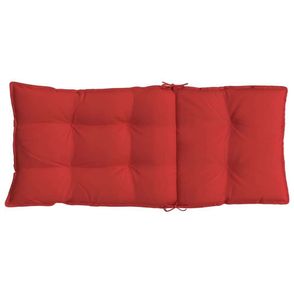 VidaXL Stoelkussens Hoge Rug Rood (2 stuks) -35% Korting!