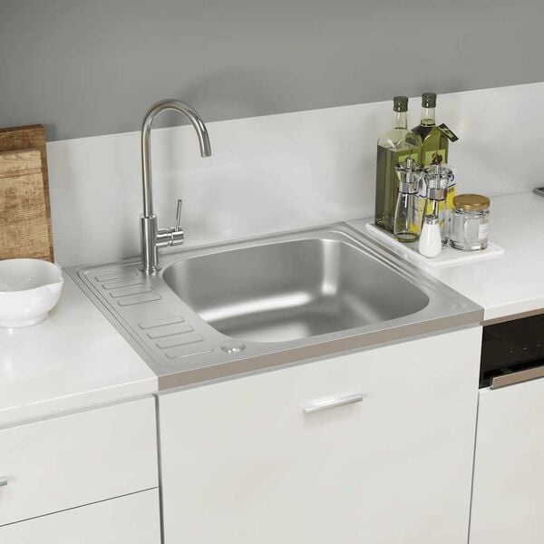 RVS Gootsteen 60x50 - Retourdeal: 35% Korting!