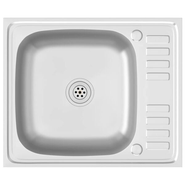 RVS Gootsteen 60x50 - Retourdeal: 35% Korting!