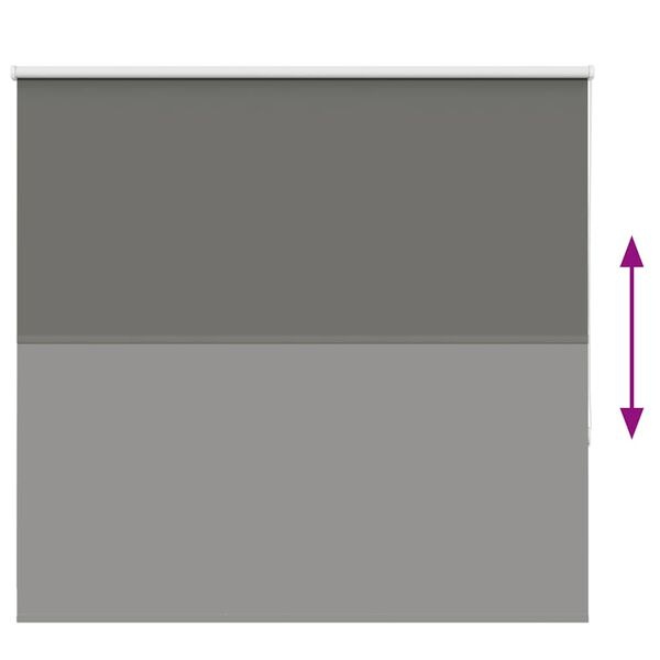 vidaXL Rolgordijn Verduisterend Grijs 150x175cm - 35% Korting!