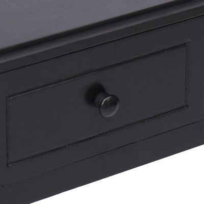 Bureau Zwart Paulowniahout 108cm - 53% Korting!