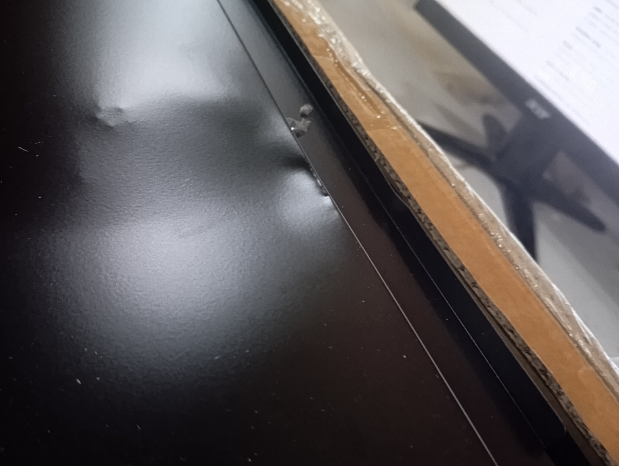 Kantoorkast Zwart Staal 90x40x102cm -50%! Deukjes