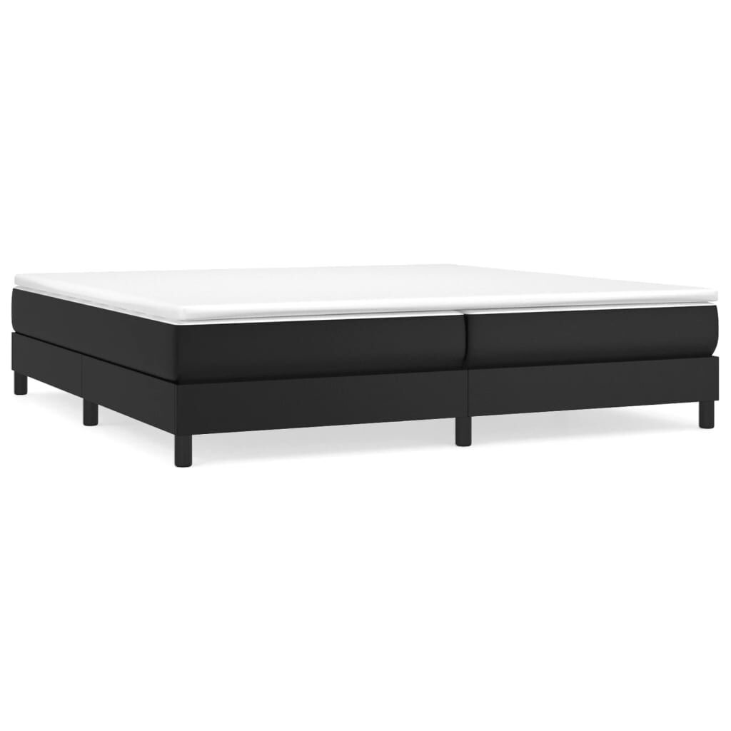 vidaXL Bedframe Kunstleer Zwart 200x200cm - 35% Korting!