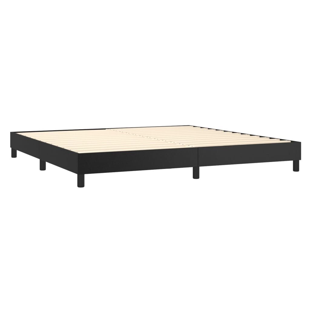 vidaXL Bedframe Kunstleer Zwart 200x200cm - 35% Korting!
