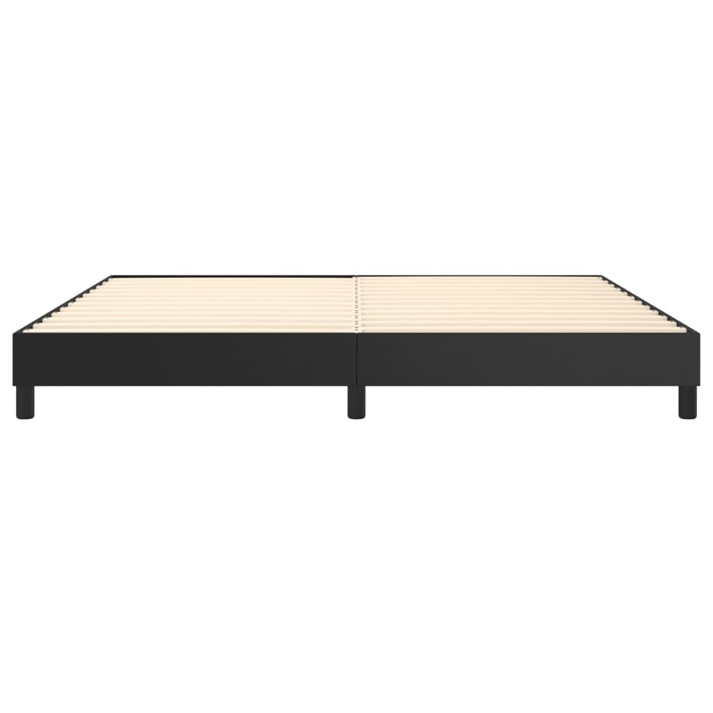vidaXL Bedframe Kunstleer Zwart 200x200cm - 35% Korting!