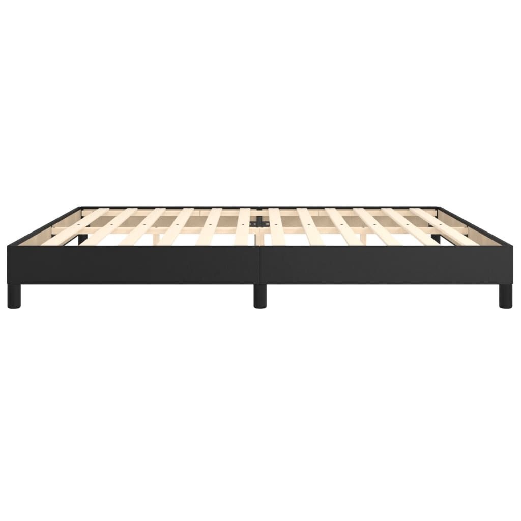vidaXL Bedframe Kunstleer Zwart 200x200cm - 35% Korting!