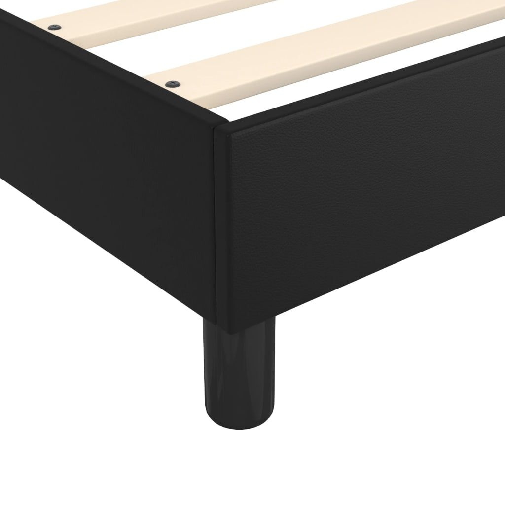 vidaXL Bedframe Kunstleer Zwart 200x200cm - 35% Korting!