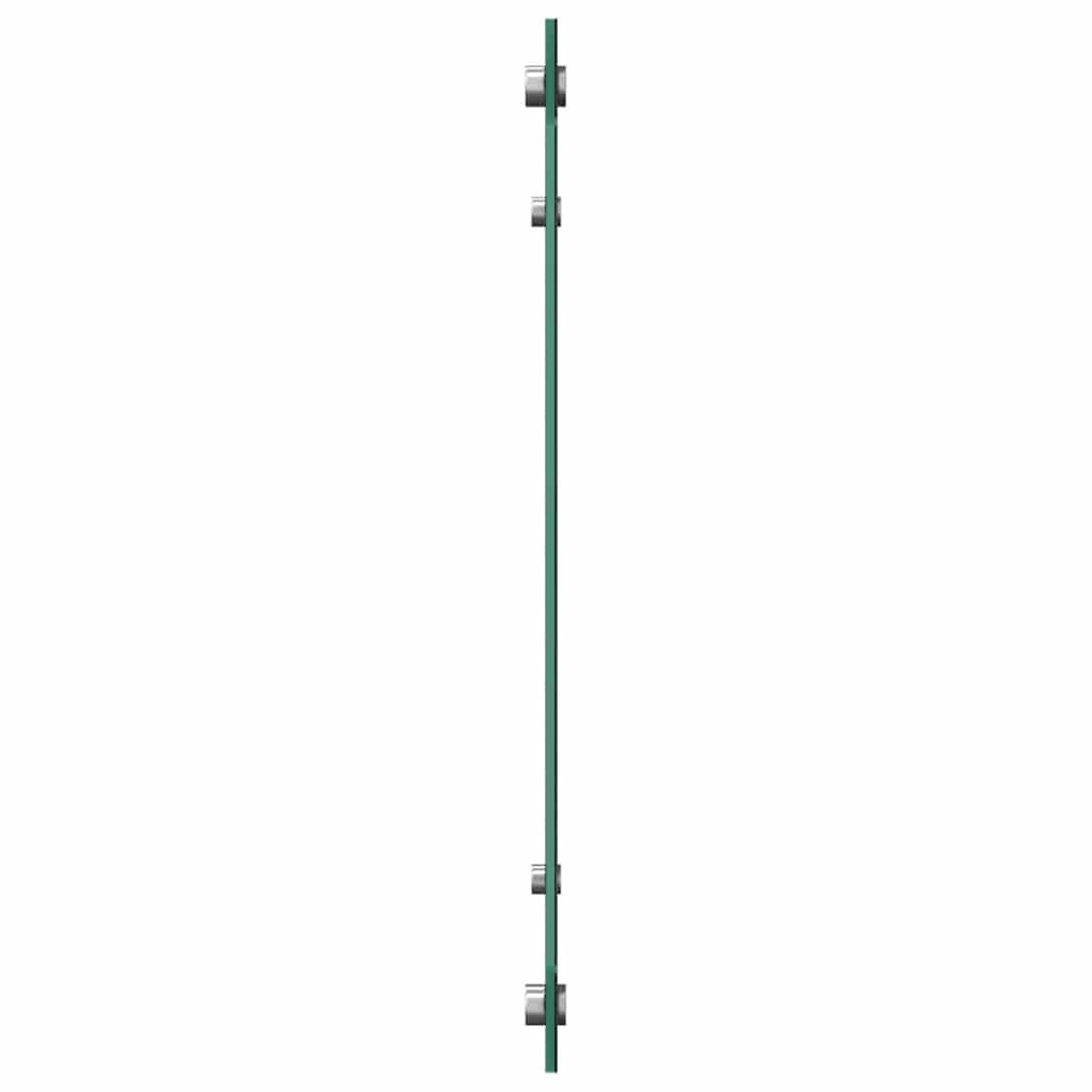 vidaXL Zwart Glazen Spatscherm 90x50cm - 35% Korting!