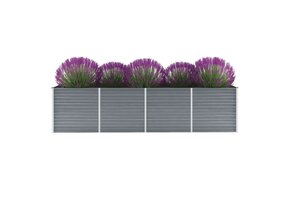 VidaXL Verhoogde Plantenbak 320cm Grijs - 35% Korting!