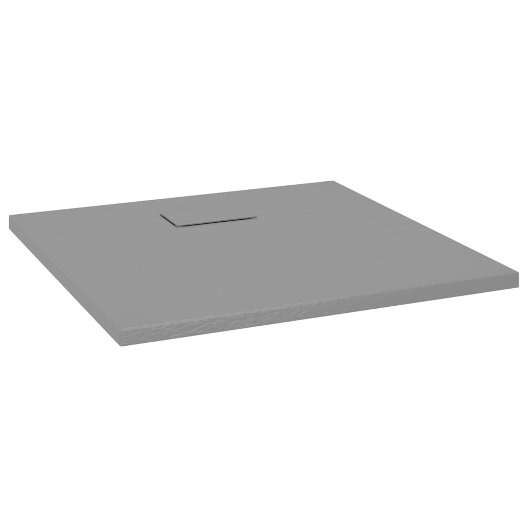 vidaXL Douchebak 90x90 Grijs SMC - 35% Korting!