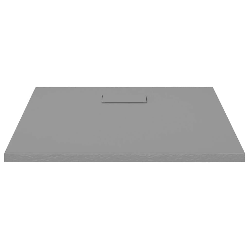 vidaXL Douchebak 90x90 Grijs SMC - 35% Korting!