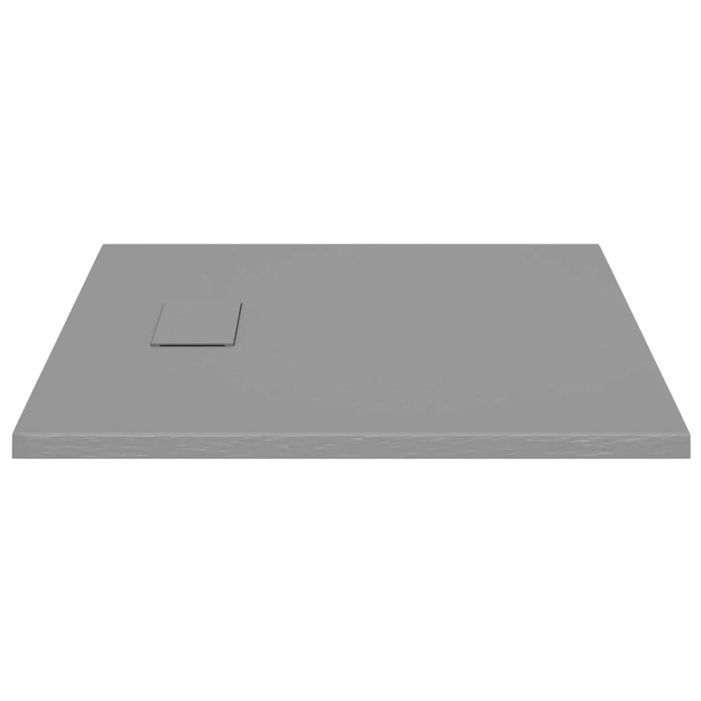 vidaXL Douchebak 90x90 Grijs SMC - 35% Korting!