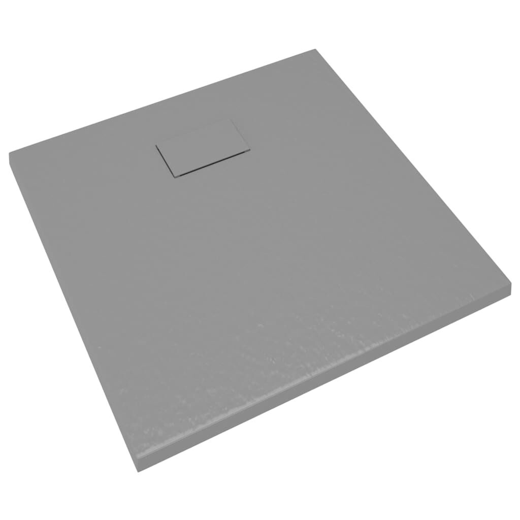 vidaXL Douchebak 90x90 Grijs SMC - 35% Korting!