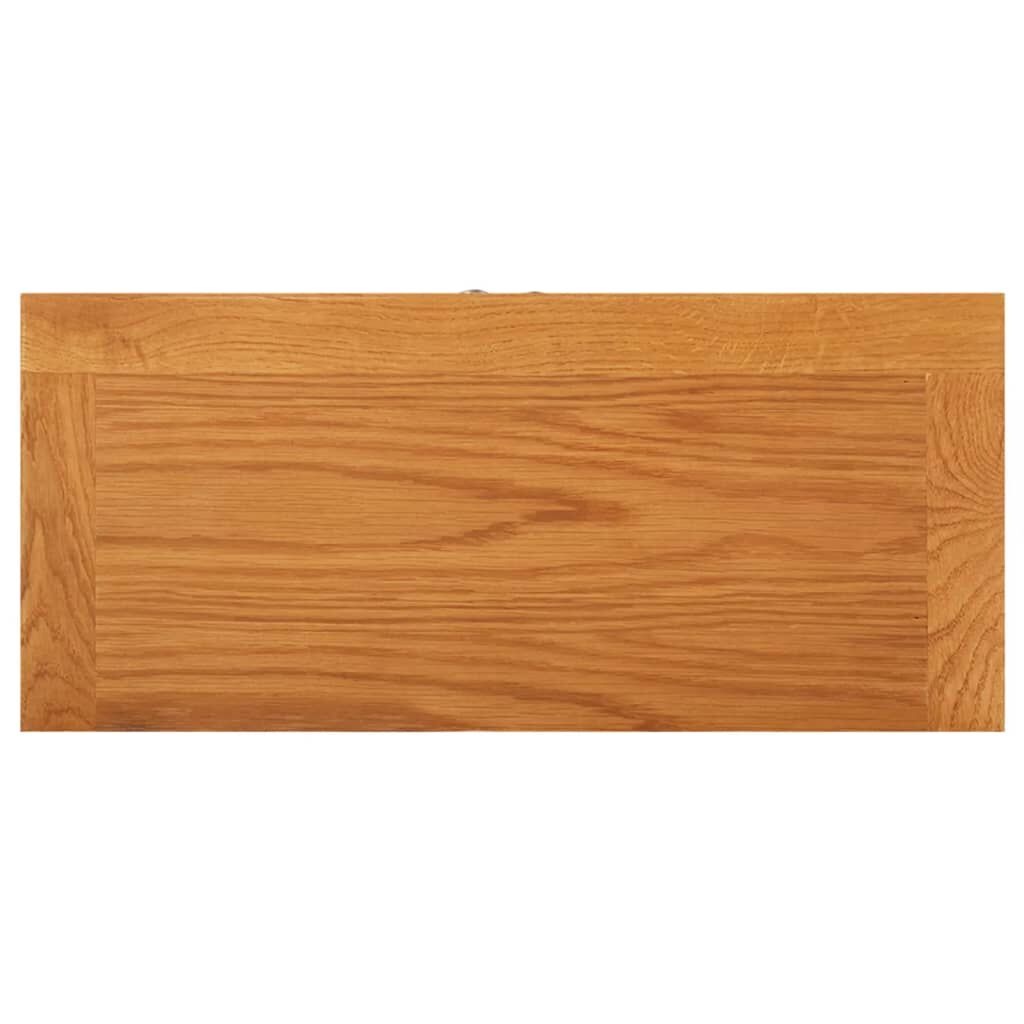 vidaXL Eiken Opbergkast 50x22x110cm - 35% Korting!