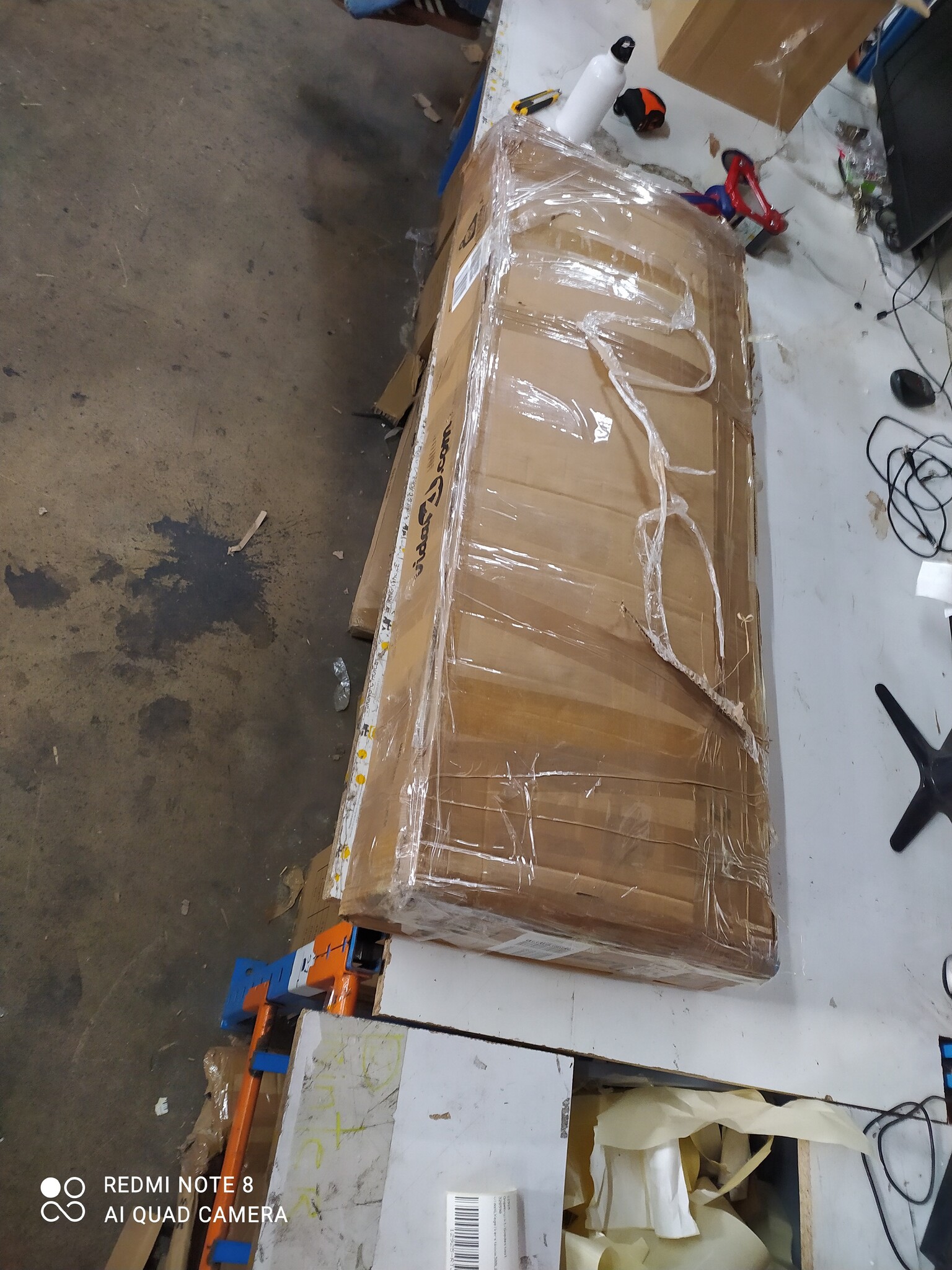 Hemelbed 160x200 Wit Metaal - 50% Korting! (Krasjes)