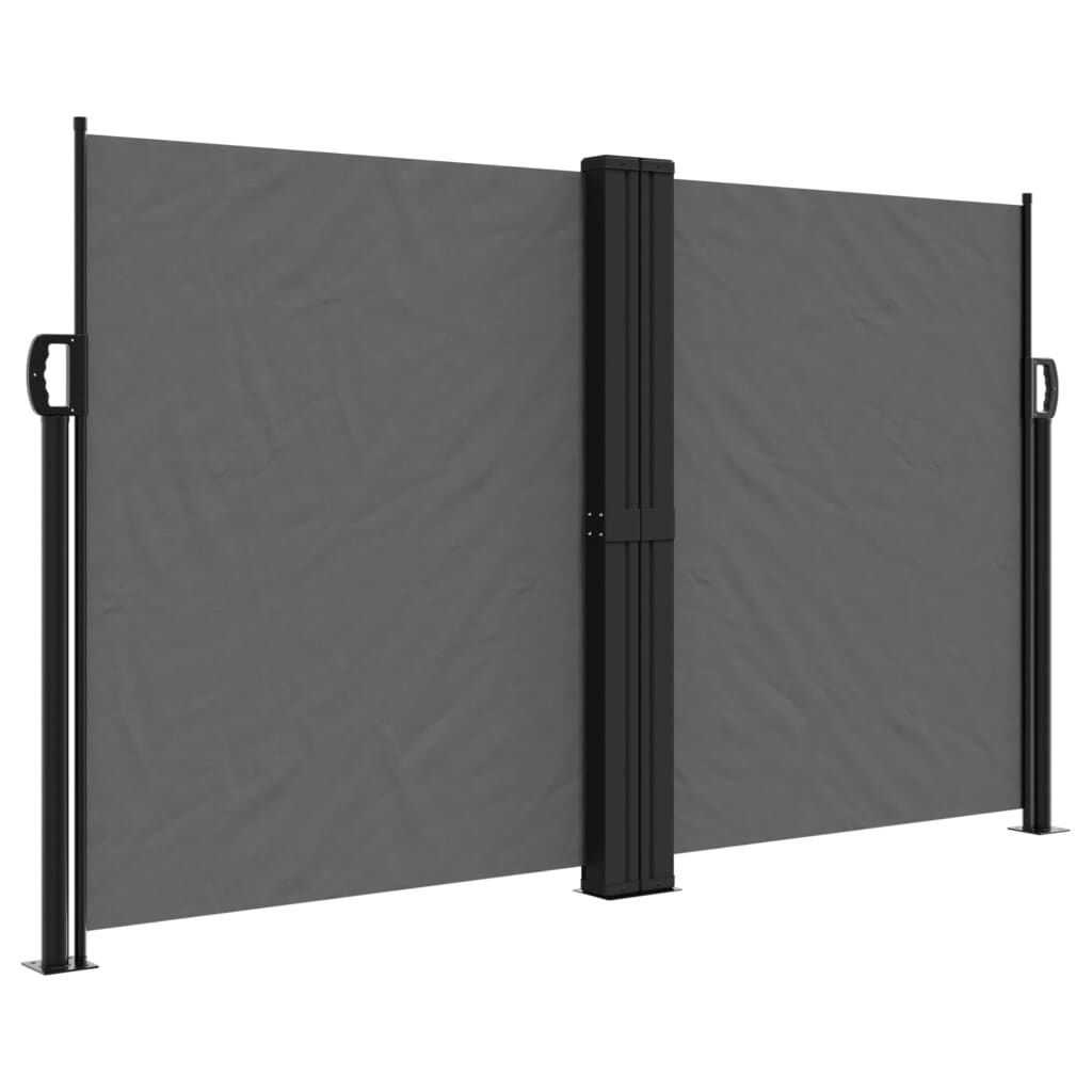 vidaXL Uittrekbaar Windscherm 140x600cm Antraciet - 35% Korting!