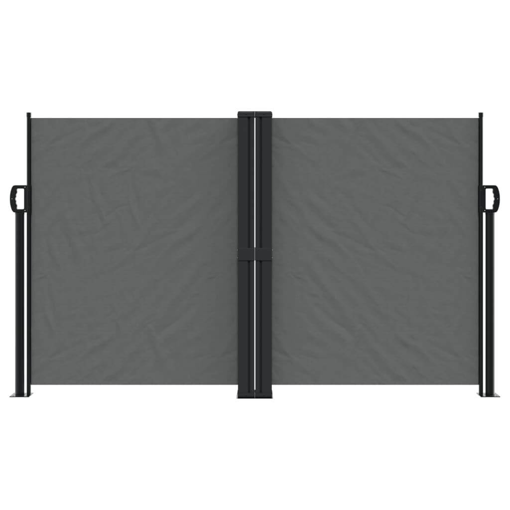 vidaXL Uittrekbaar Windscherm 140x600cm Antraciet - 35% Korting!