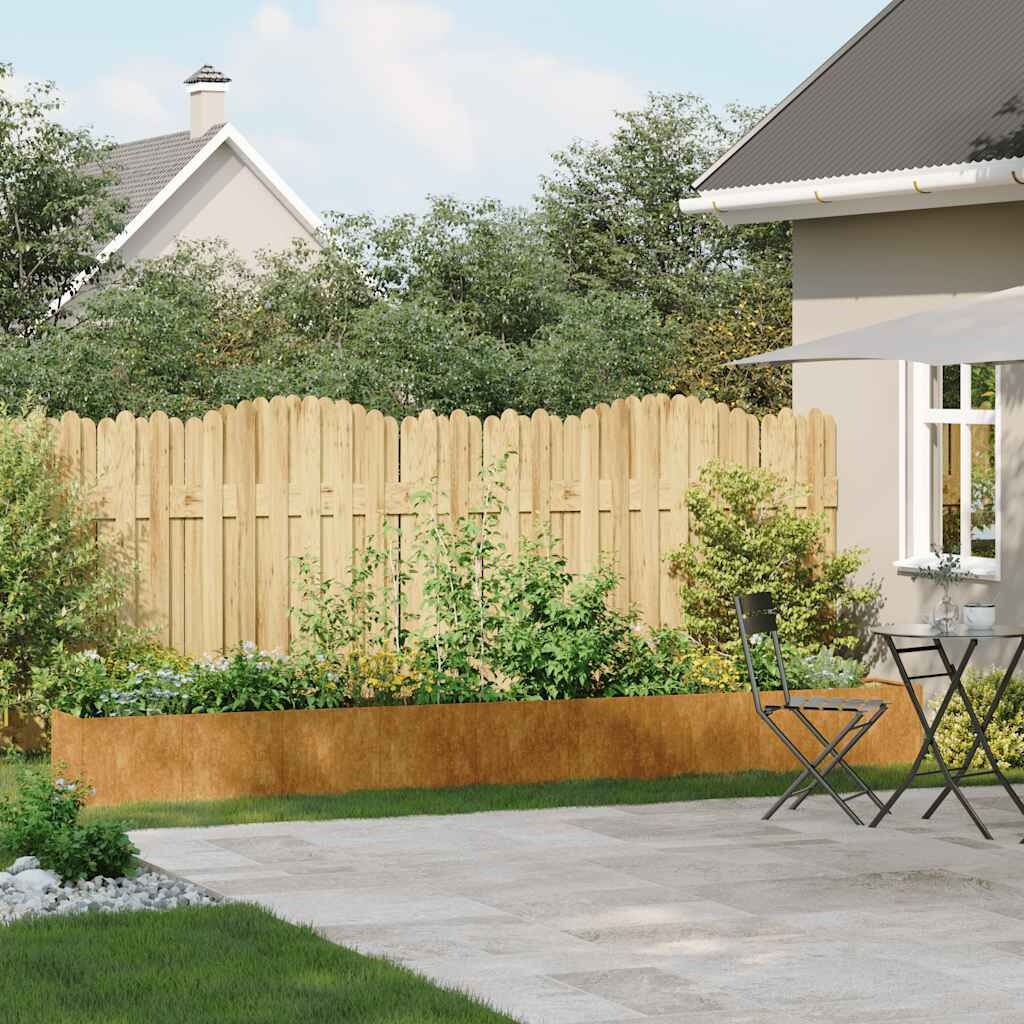 vidaXL Plantenbak Roestig 360cm - 35% Korting!