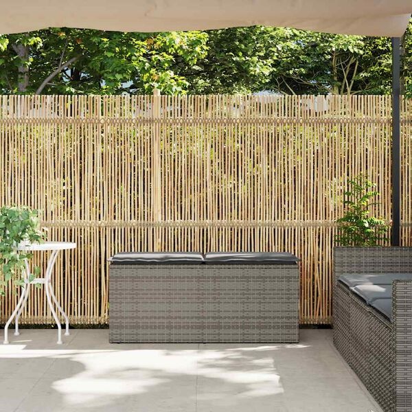Tuinbank met Kussen Grijs 110cm - 35% Korting!