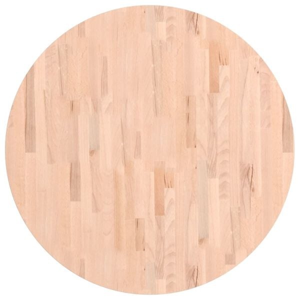 Beuken Tafelblad Rond Ø90cm - 35% Korting! Zo Goed Als Nieuw