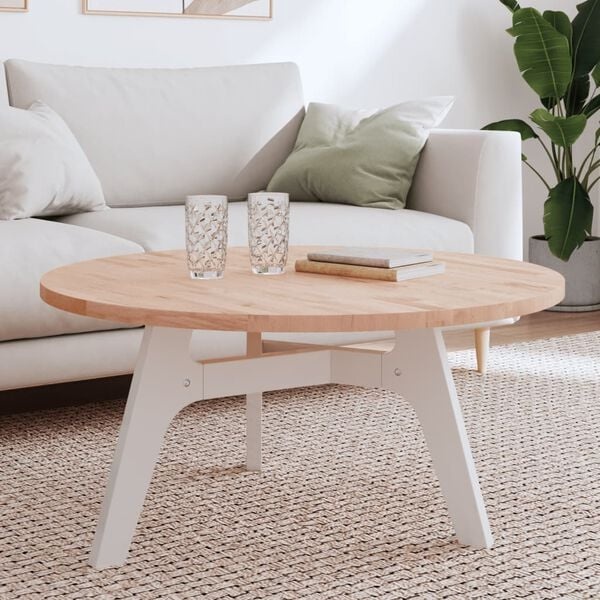 Beuken Tafelblad Rond Ø90cm - 35% Korting! Zo Goed Als Nieuw