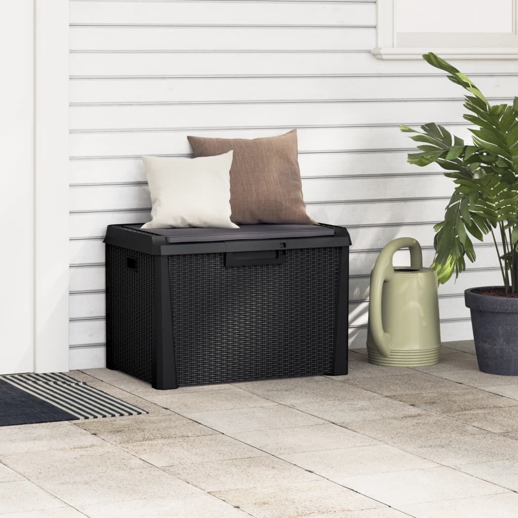 Tuinbox met Kussen 125L - Antraciet - 35% Korting!