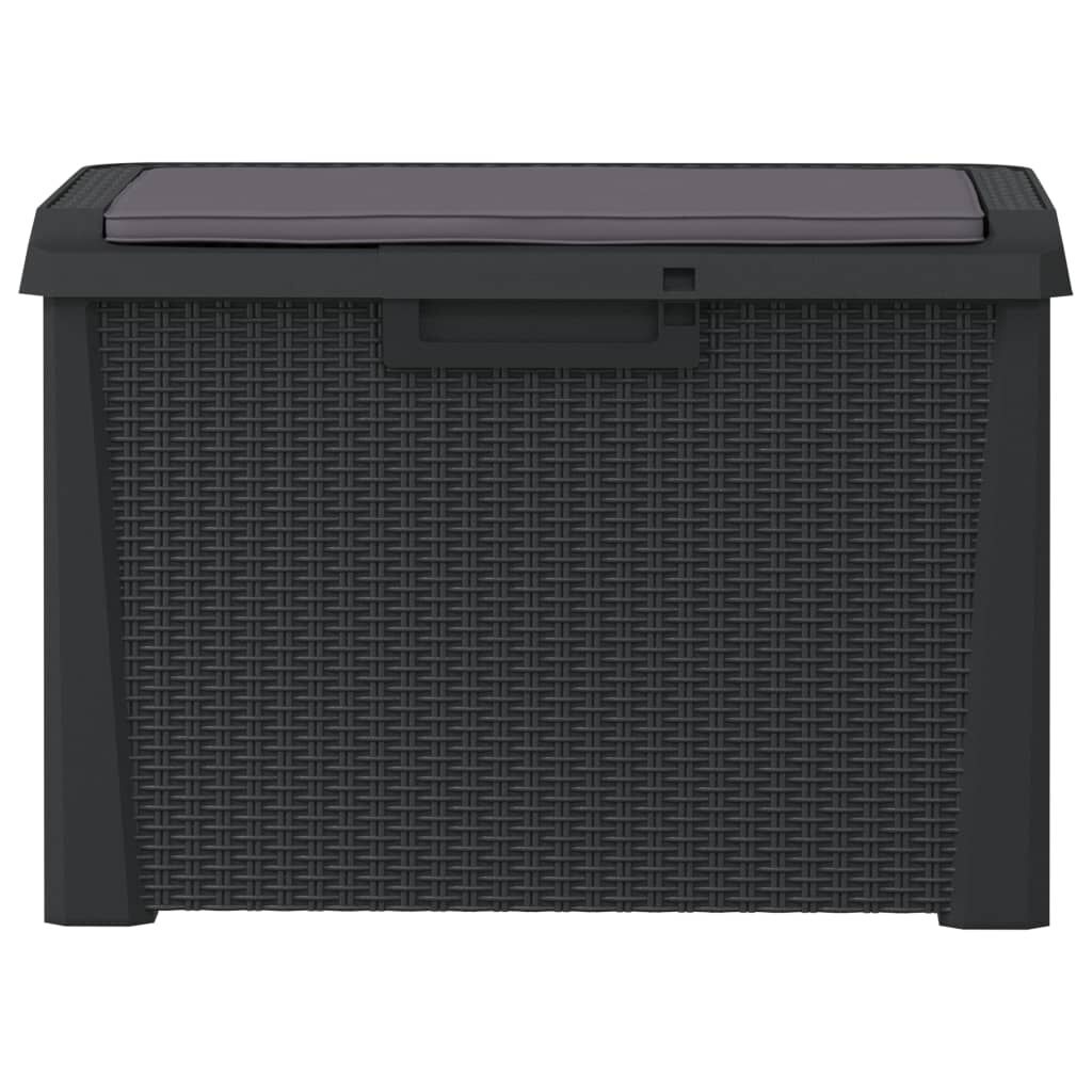 Tuinbox met Kussen 125L - Antraciet - 35% Korting!