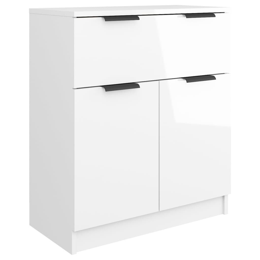 VidaXL Dressoir Hoogglans Wit 60cm - 35% Korting!