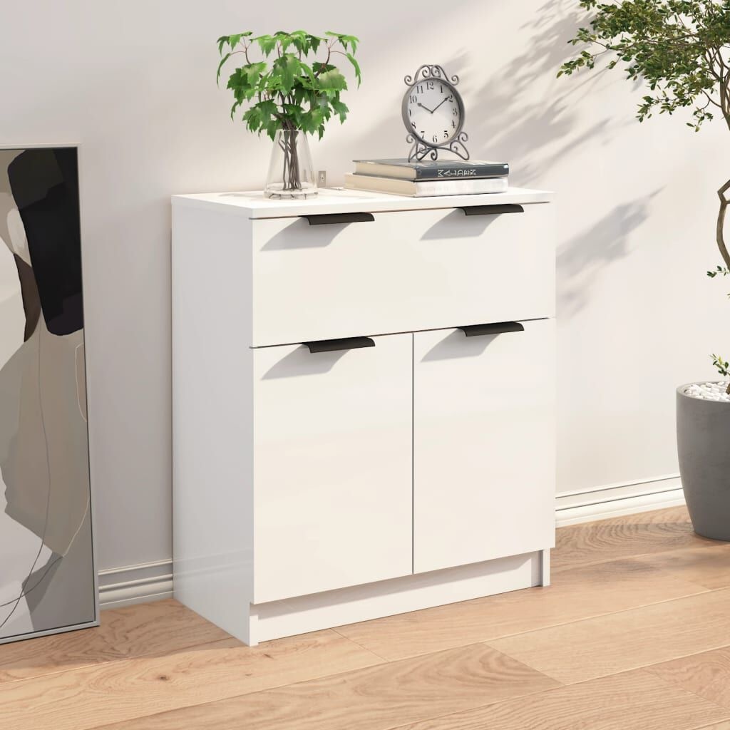 VidaXL Dressoir Hoogglans Wit 60cm - 35% Korting!