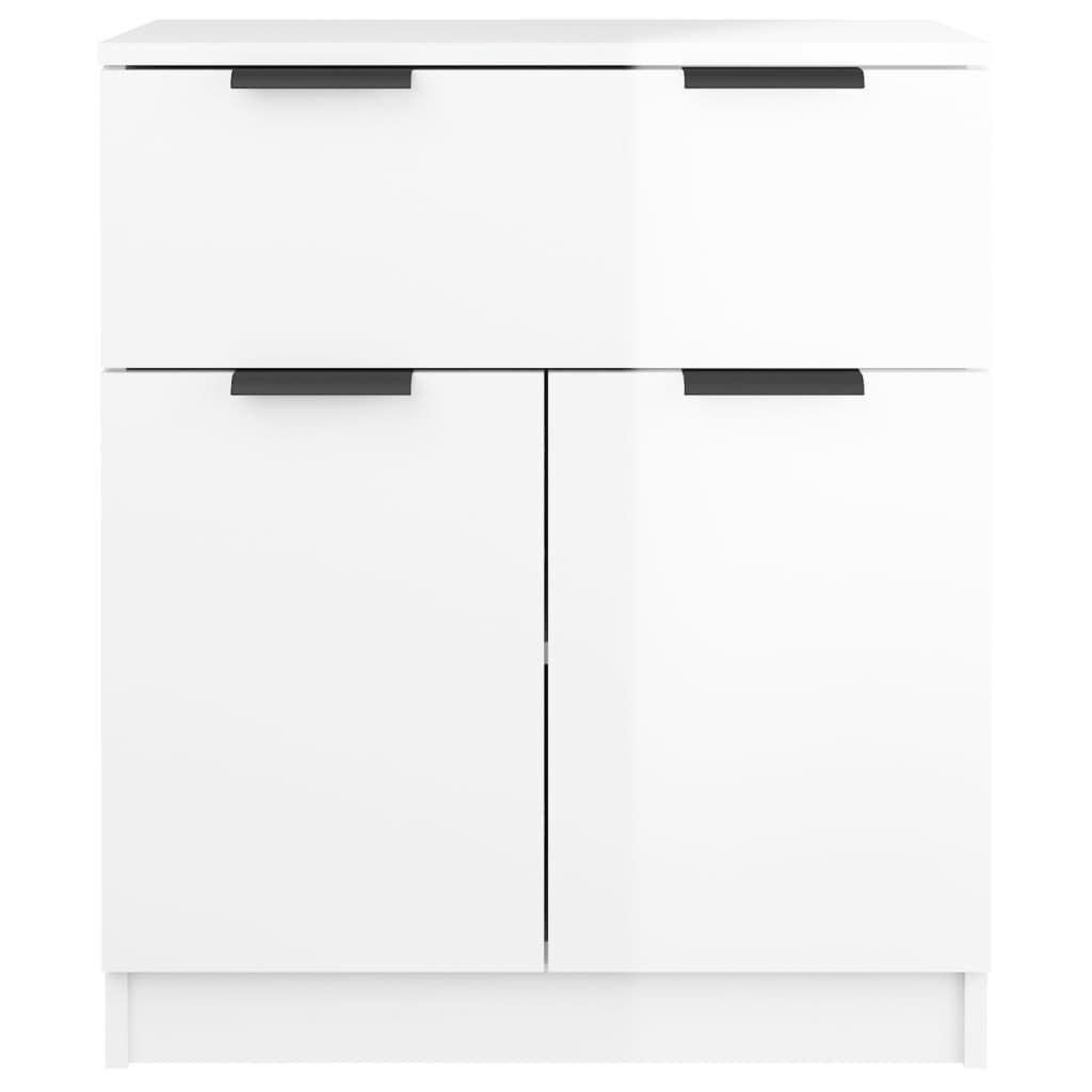 VidaXL Dressoir Hoogglans Wit 60cm - 35% Korting!