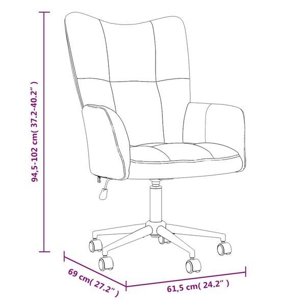 VidaXL Crèmewitte Fluweel Relaxstoel - 55% Korting!