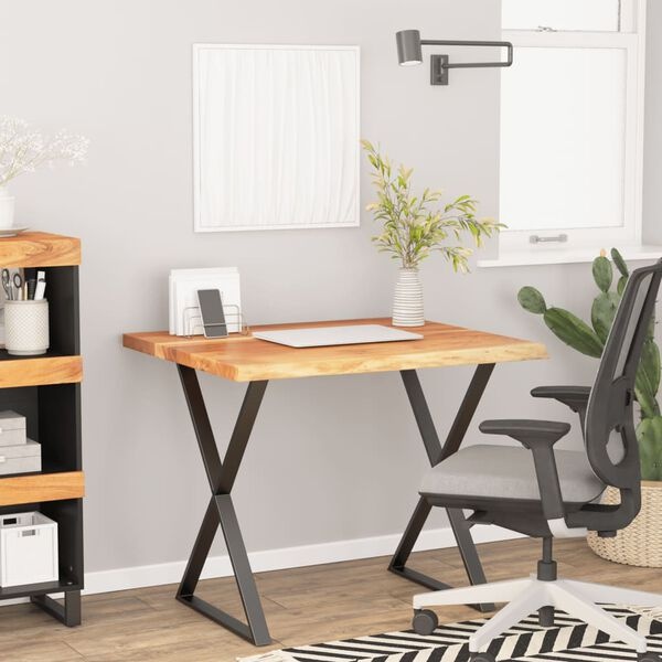 vidaXL Acacia Bureaublad 100x80cm - Natuurlijke Rand - 35% Korting!