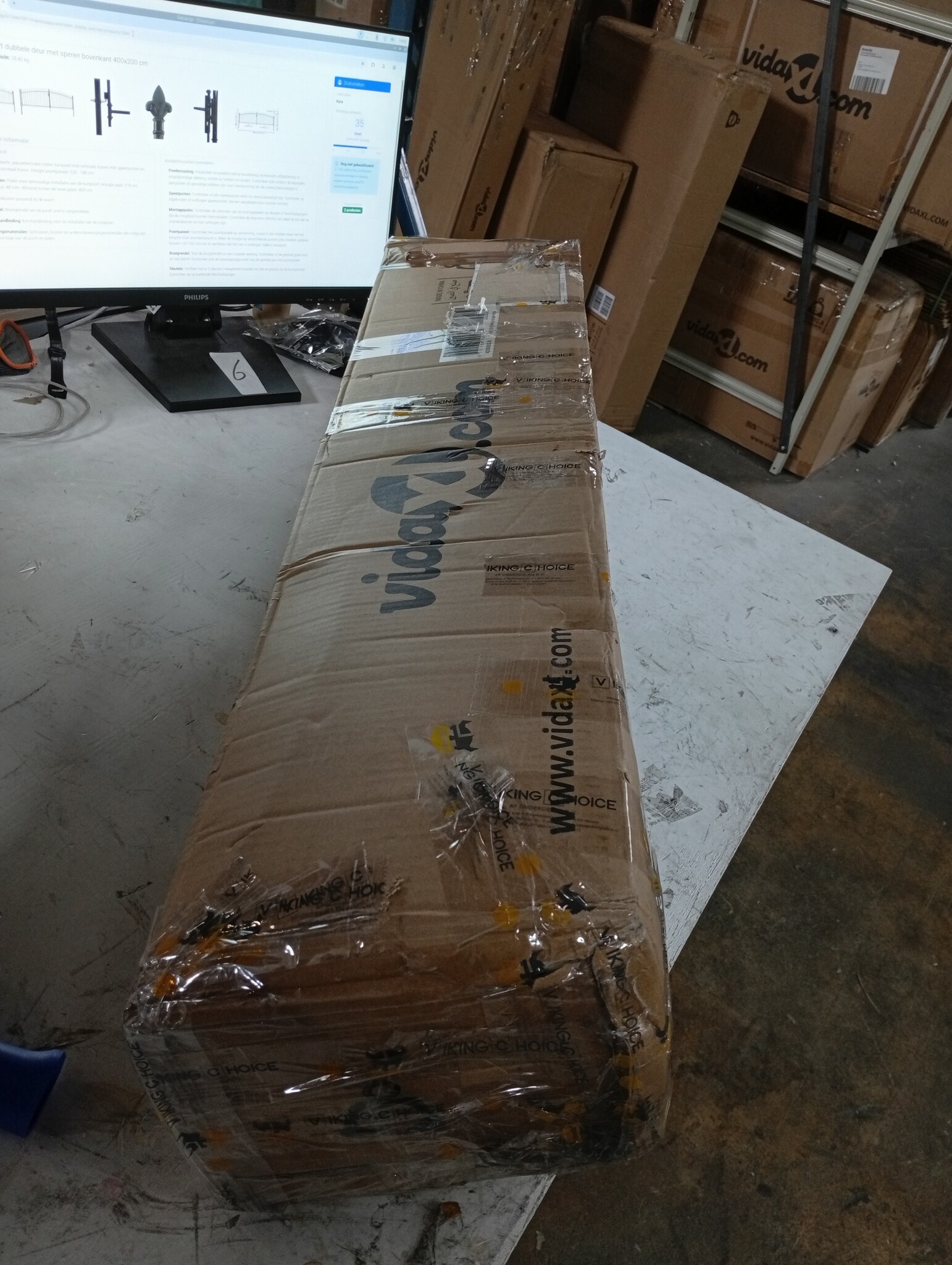 Hekpoort 400x200cm - 50% Korting! (Lichte Krasjes)