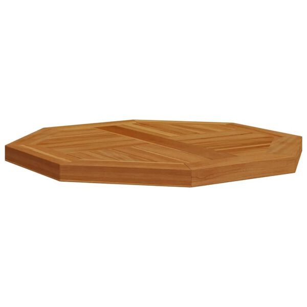 VidaXL Teakhouten Tafelblad 50x50cm - Achthoekig - 35% Korting!
