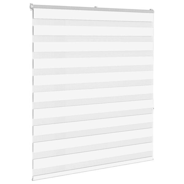 Zebra Rolgordijn Wit 130x150cm - 35% Korting!